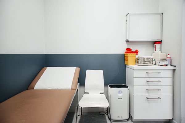 Eingangsbereich Urologie, Vorsorge, Männergesundheit